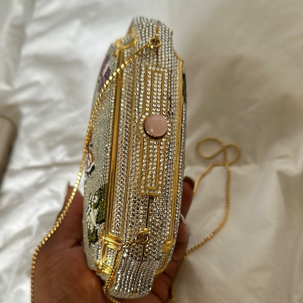 Judith Leiber Gold Butterfly Clutch - Picture 5 of 5